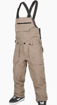 Volcom Roan Bib Overall - Chestnut Brown