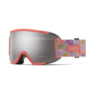 Smith 2026 Squad S Goggle - Flare Flora + ChromaPop™ Sun Platinum Mirror - Switch Skate & Snow