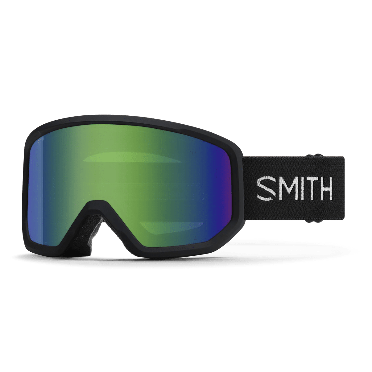 Smith 2026 Transfer Goggle - Black + Green Sol - X Mirror - Switch Skate & Snow