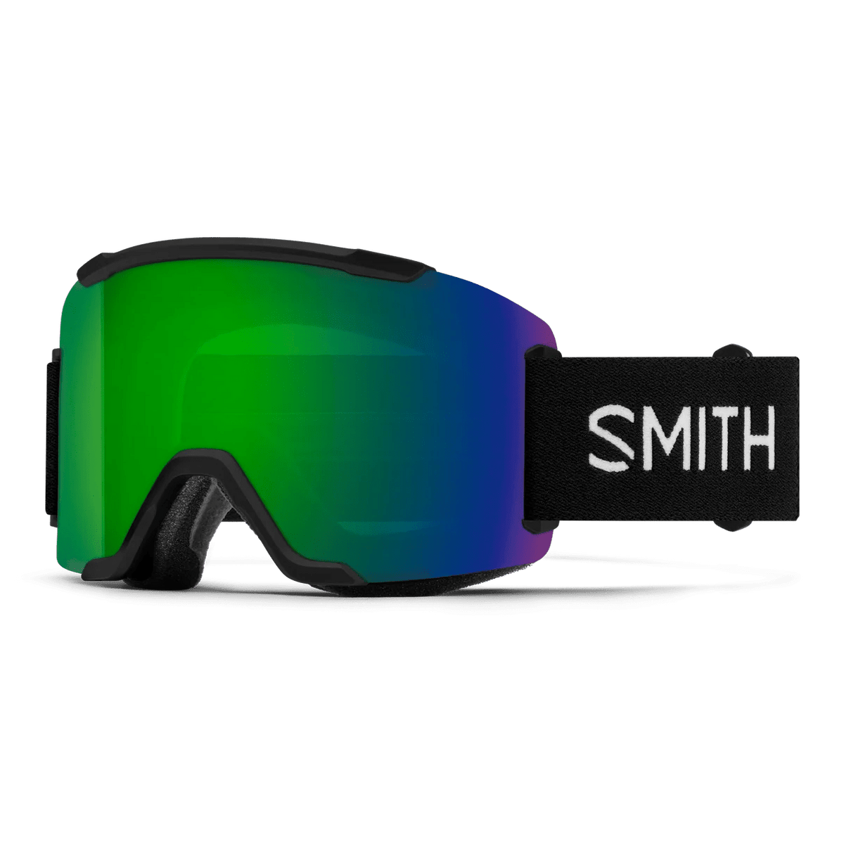 Smith 2027 Squad Goggle - Black + ChromaPop Sun Green Mirror - Switch Skate & Snow