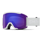 Smith 2027 Squad Goggle - White Vapor + ChromaPop Everyday Violet Mirror - Switch Skate & Snow