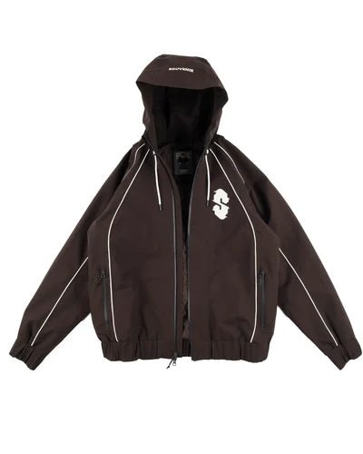 Souvenir 2027 Insulated Track Jacket - Cocoa - Switch Skate & Snow