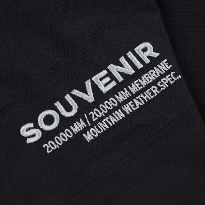 Souvenir 3 Ply Ripstop Snowboard Jacket 2026 - Black – Switch