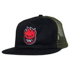 Spitfire Bighead Fill Snapback Hat - Black/Olive - Switch Skate & Snow