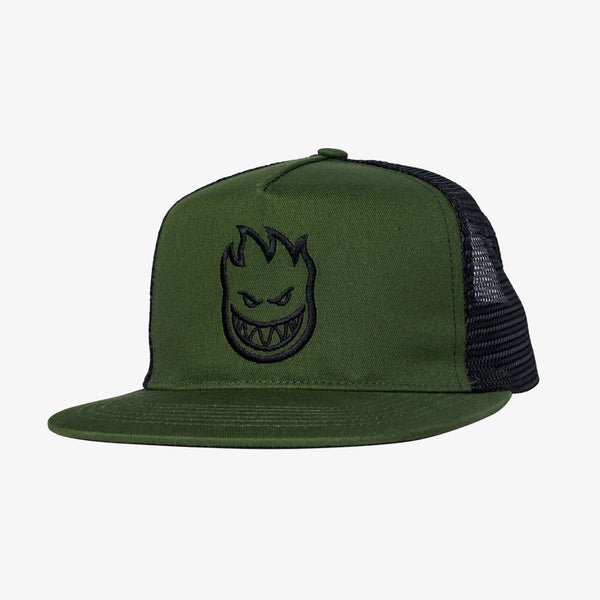 Spitfire Bighead Fill Snapback Hat - Olive/Black - Switch Skate & Snow