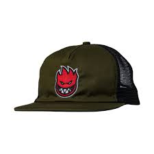 Spitfire Bighead Fill Snapback - Olive/Black - Switch Skate & Snow