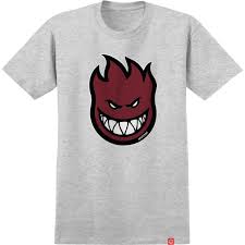 Spitfire Bighead Fill T-Shirt - Heather Grey - Switch Skate & Snow
