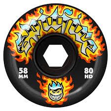 Spitfire Chrome Venom Conical Full Wheels - 58mm 80HD - Black - Switch Skate & Snow