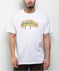 Spitfire Chrome Venom T-Shirt - White - Switch Skate & Snow