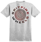 Spitfire Classic 87 Swirl Fade Fill T-Shirt - Ash Grey/Red/Black Fade - Switch Skate & Snow