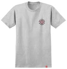 Spitfire Classic 87 Swirl Fade Fill T-Shirt - Ash Grey/Red/Black Fade - Switch Skate & Snow