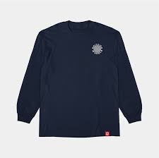 Spitfire Classic '87 Swirl Fill Longsleeve T-Shirt - Navy/White - Switch Skate & Snow