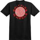 Spitfire Classic 87' Swirl Fill T-Shirt - Black/Red-White - Switch Skate & Snow
