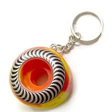 Spitfire Classic Wheel 42mm Key Chain - Colour Swirl *ASSORTED COLOURS* - Switch Skate & Snow
