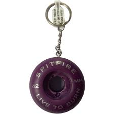 Spitfire Classic Wheel 42mm Key Chain - Purple - Switch Skate & Snow