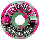 Spitfire F4 Colour Pack Conical Full Wheels - 53mm 99D - Teal/Pink Swirl - Switch Skate & Snow