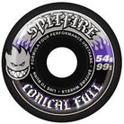 Spitfire F4 Colour Pack Conical Full Wheels - 54mm 99D - Black - Switch Skate & Snow