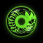 Spitfire F4 Deathmask II Bighead Radial Full Wheels - 54mm 99D - GITD - Switch Skate & Snow
