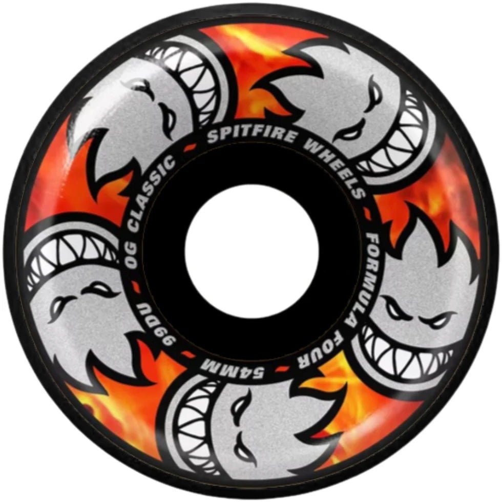 Spitfire F4 Multiball OG Classic Wheels - 56mm 99D - Black - Switch Skate & Snow