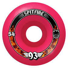 Spitfire F4 Radial Wheels - 54mm 93D - Pink - Switch Skate & Snow