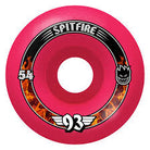 Spitfire F4 Radial Wheels - 54mm 93D - Pink - Switch Skate & Snow