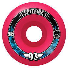 Spitfire F4 Radial Wheels - 56mm 93D - Pink - Switch Skate & Snow
