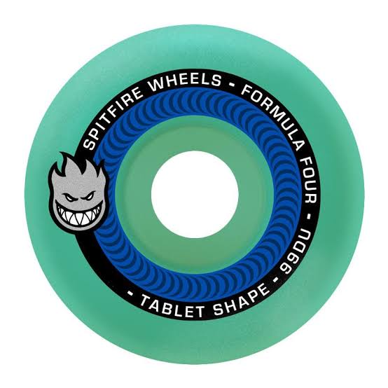 Spitfire F4 Tablet Wheels - 54mm 99D - Ice Blue - Switch Skate & Snow