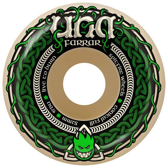 Spitfire F4 Una Trinity Conical Full Wheels - 52mm 97D - Switch Skate & Snow