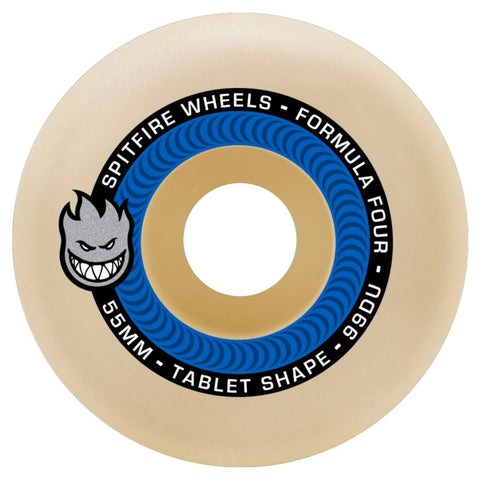 Spitfire Tablet Formula Four Natural Wheels - 55mm 99D