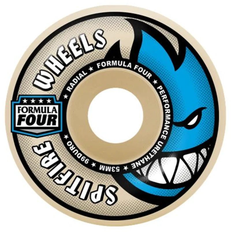 Spitfire Formula Four Radial Wheels - 54mm 99D - Switch Skate & Snow