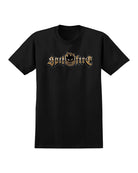 Spitfire Gold Chrome Bighead T-Shirt - Black - Switch Skate & Snow