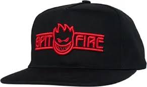 Spitfire LTB Arch Bighead Script Snapback Hat - Black/Red - Switch Skate & Snow