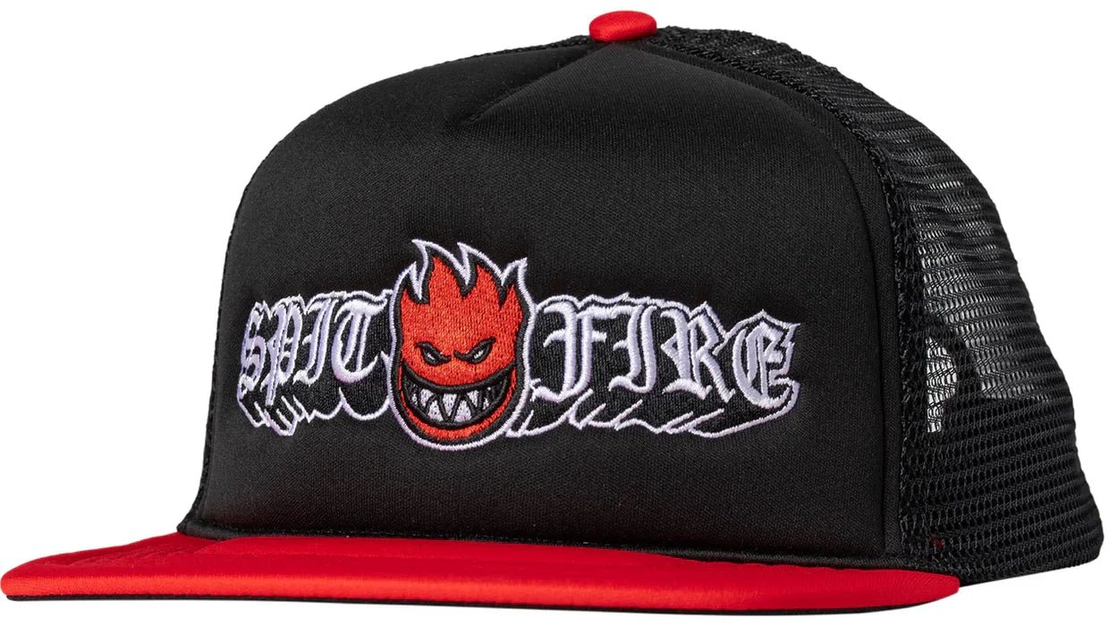 Spitfire Old E Drop Bighead Snapback - Black/Red - Switch Skate & Snow