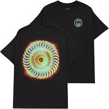 Spitfire Radioactive Classic Swirl T-Shirt - Black - Switch Skate & Snow