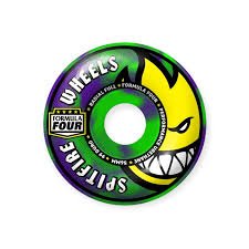 Spitfire Team Colors F4 Radial Full Wheels - 56mm 99D - Switch Skate & Snow