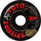 Spitfire X April F4 Yuto Conical Full Wheels - 53mm 99D - Black - Switch Skate & Snow