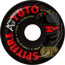 Spitfire X April F4 Yuto Conical Full Wheels - 53mm 99D - Black - Switch Skate & Snow
