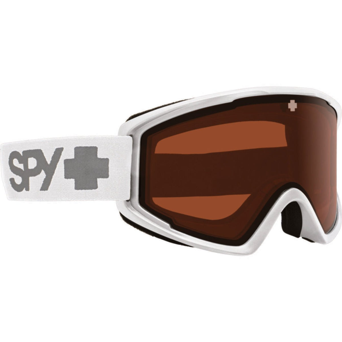 Spy 2027 Crusher Elite Eco Goggle - Matte White/LL Persimmon - Switch Skate & Snow