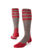 Stance 2027 Snow Sock Monkey Mid Wool Socks - Brown - Switch Skate & Snow