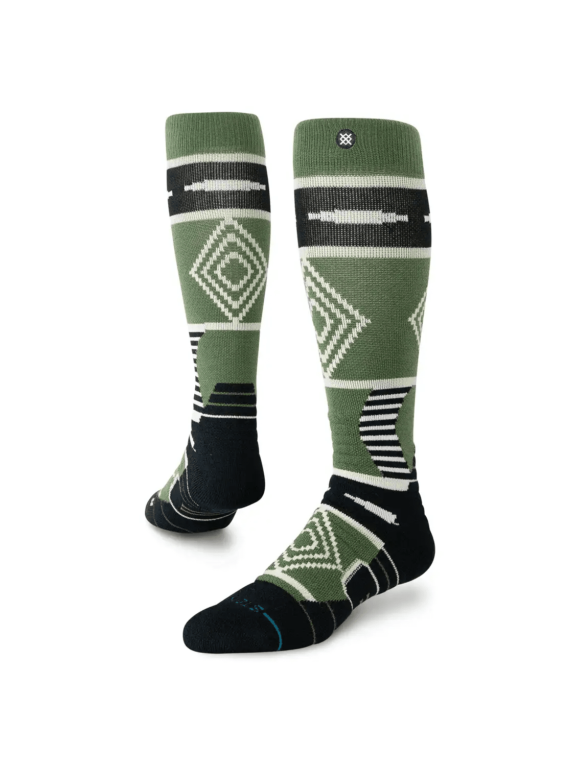 Stance 2027 Snow Temple Mid Wool Socks - Olive - Switch Skate & Snow