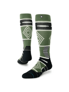 Stance 2027 Snow Temple Mid Wool Socks - Olive - Switch Skate & Snow