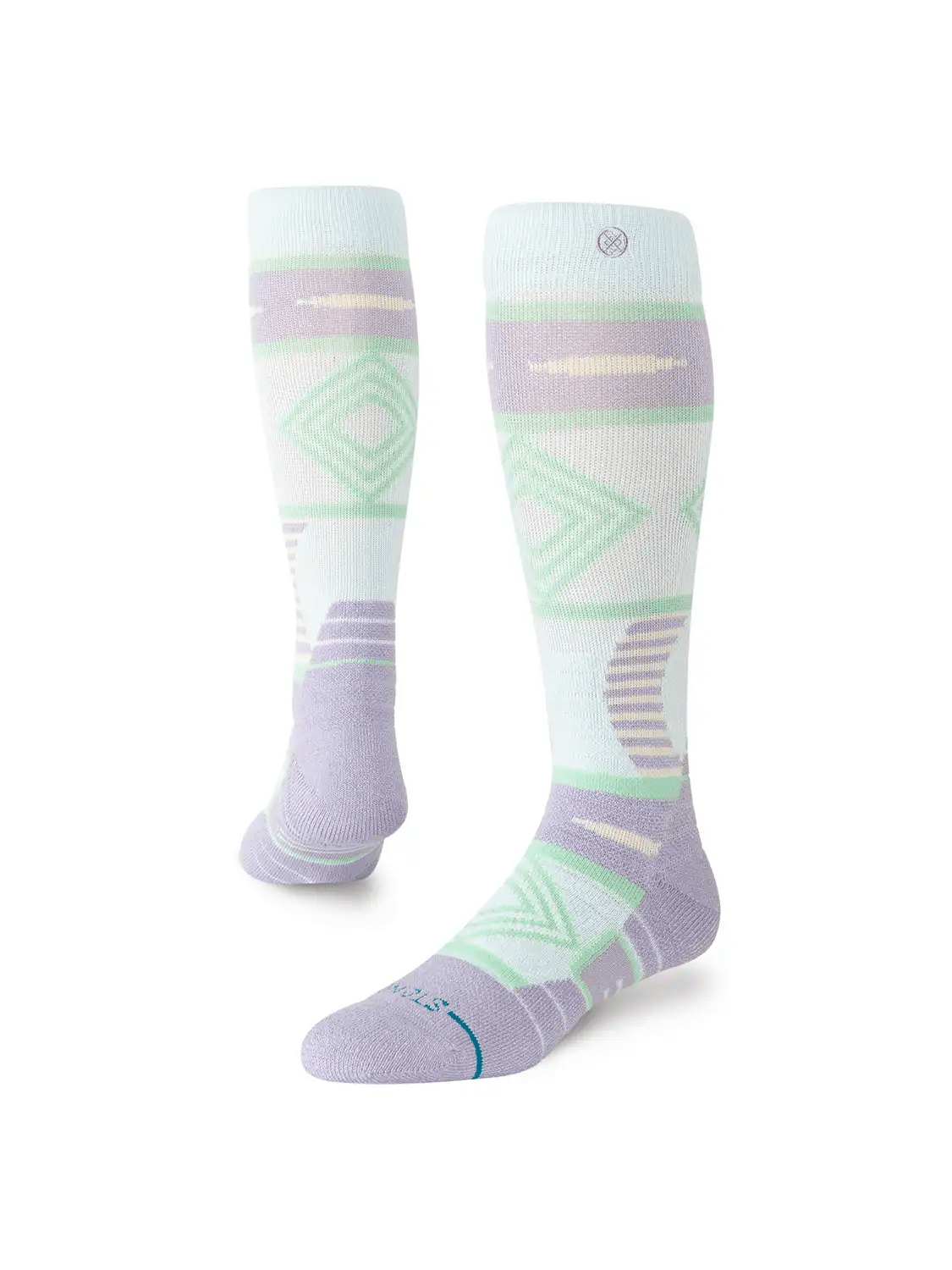 Stance 2027 Snow Womens Temple Mid Poly Socks - Sage - Switch Skate & Snow
