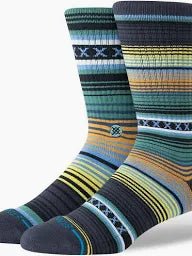 Stance Curren Crew Socks - Deep Teal - Switch Skate & Snow