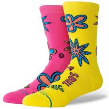Stance Socks 3 Feet High Crew - Multi - Switch Skate & Snow