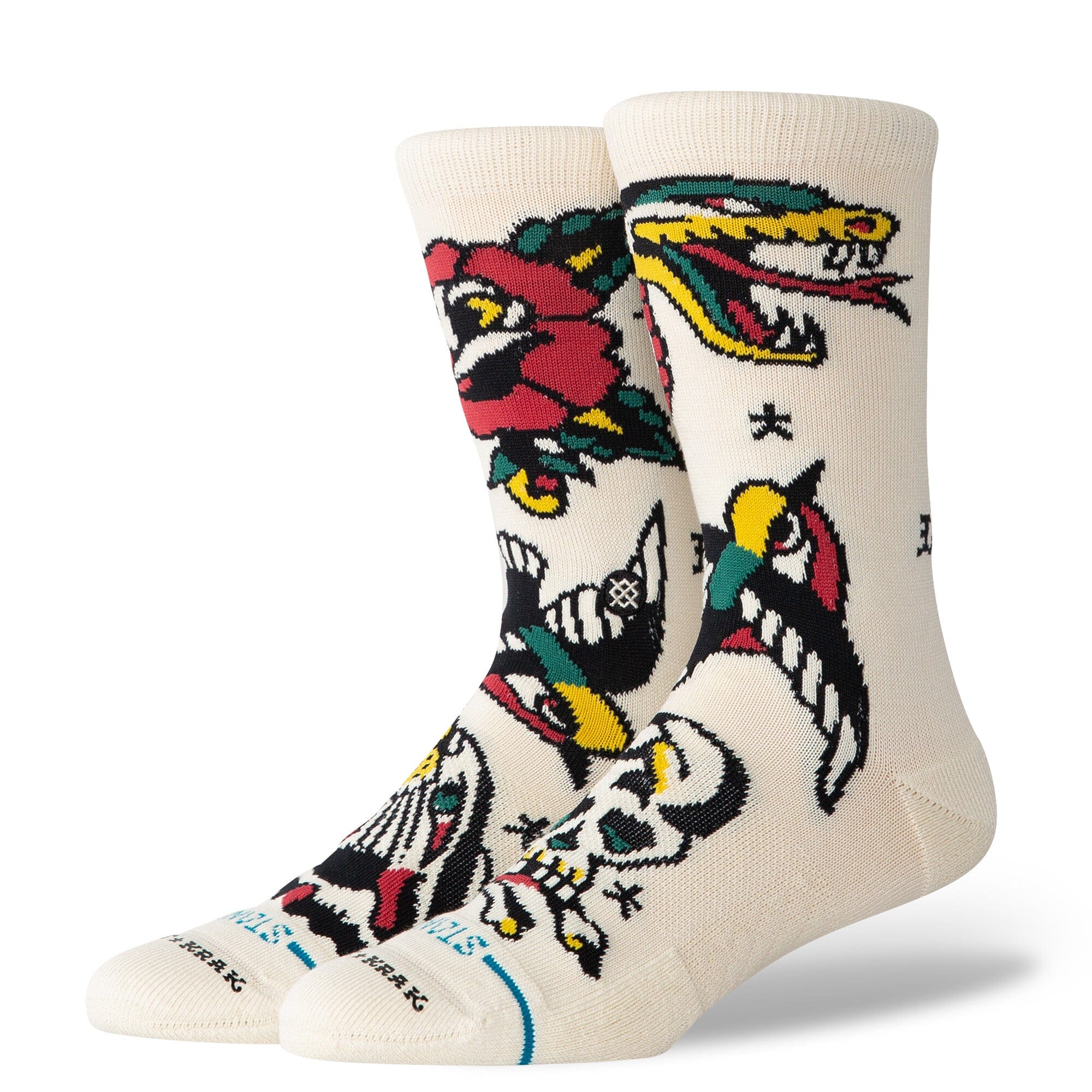 Stance Socks Flash Crew - Canvas - Switch Skate & Snow