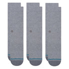 Stance Socks Icon 3 Pack - Grey Heather - Switch Skate & Snow