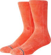 Stance Socks Icon Dye Crew - Coral - Switch Skate & Snow