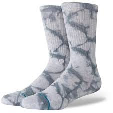 Stance Socks Icon Dye Crew - Grey - Switch Skate & Snow