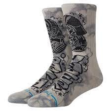 Stance Socks LUFM DJ Darth Crew - Black - Switch Skate & Snow