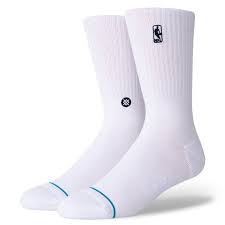 Stance Socks NBA Logo Man - White - Switch Skate & Snow